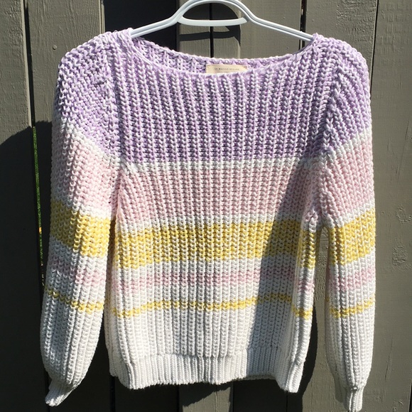 Sezane Sweaters - Sézane Knit Striped Sweater Size XS